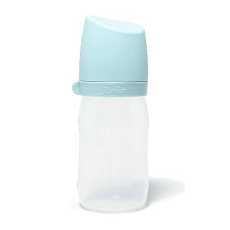 Farlin City Wide-Neck Pp Feeding Bottle 0+ Months  180 Ml Blue