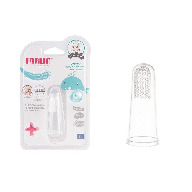 Farlin Doctor J Baby Finger-Type Toothbrush 0+ Months
