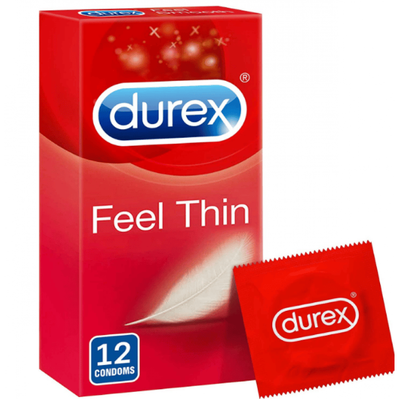 ديوركس واقيات  فيل ثين، ١٢ واقيًا ذكريًا (فيذرلايت)