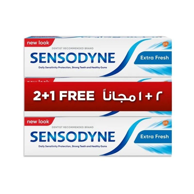 سنسوداين إكسترا فريش، ٥٠ مل (٢+١ مجاناً)