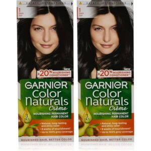 Garnier Color Naturals Creme Hair Color No (1.0)  Black - 2box 33% offer