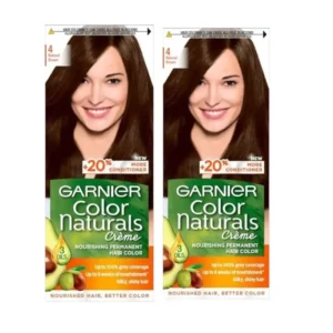 Garnier Color Naturals Creme Hair Color No (4.0) Brown - 2box 33% offer