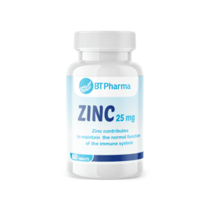 BTPharma Zinc 25 mg Tablets