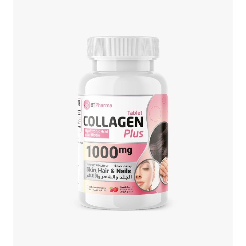 BTPharma Collagen Plus 1000 mg Chewable Tablets