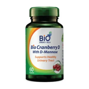 Bio Energy Tech Cranberry D With D-Mannose 60 Capsules