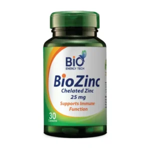 Bio Energy Tech Bio Zinc 25Mg 30 Capsules