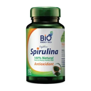 Bio Energy Tech  Organic Spirulina  60 Capsules