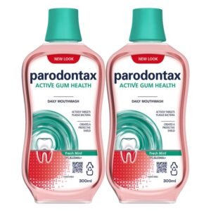 Parodontax Active Gum Health Fresh Mint Daily Mouthwash 300 Ml Buy One Get One Free