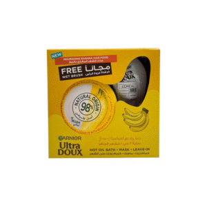 Garnier Ultra Doux Nourishing Banana Hair Food Mask 390ml + Wet Brush Free