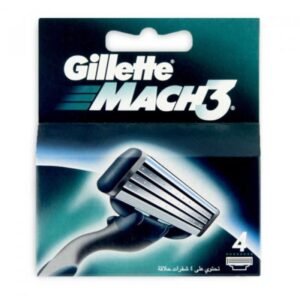 Gillette Mach3 Razor Blades 4 Count