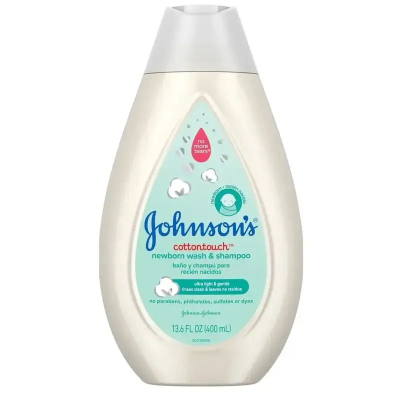 Johnson's CottonTouch Newborn Wash & Shampoo 300ml