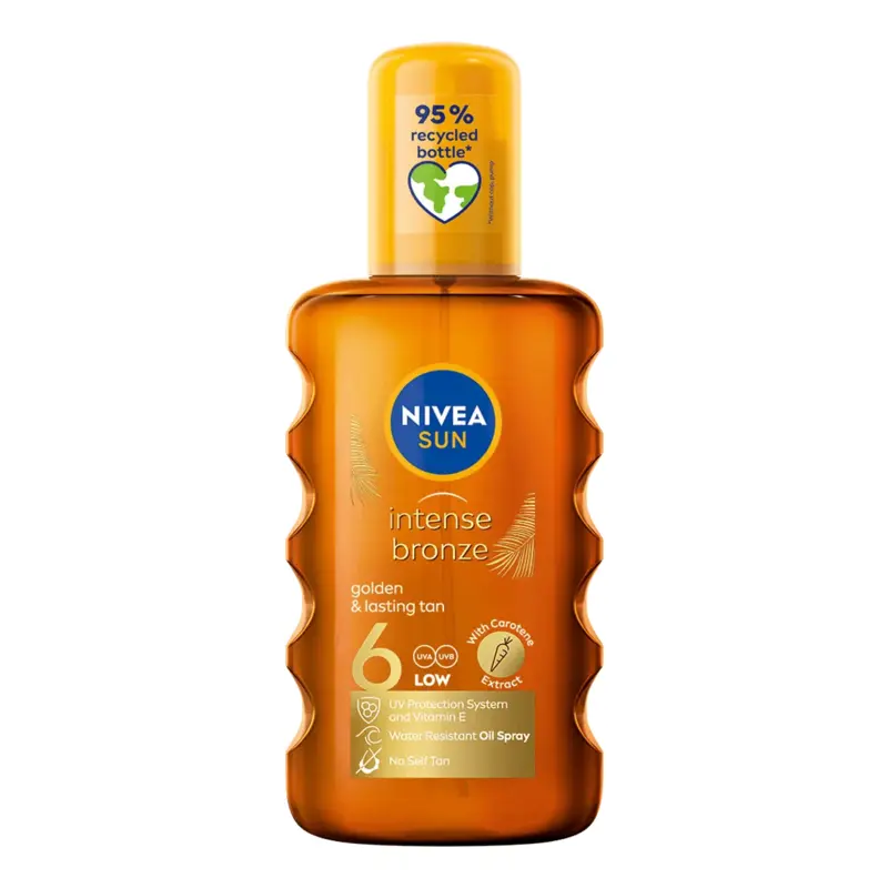 Nivea intense bronze golden & lasting tan spray 6 SPF 200ml