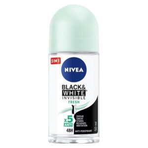 Nivea Anti-perspirant Deodorant Roll-On Black & White Invisible Fresh 50ml