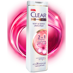 Clear Anti-Dandruff Soft & Shiny 2 in 1 shampoo 360ml