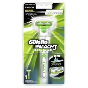 Gillette  Mach3 Sensitive   Razor + 1 Razor Blade