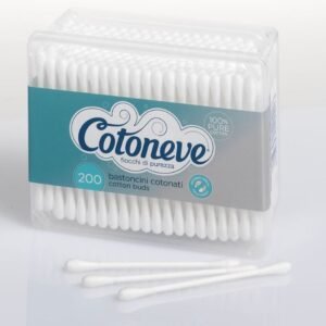 Cotoneve Ear Cotton Buds Square Box 200 Pcs