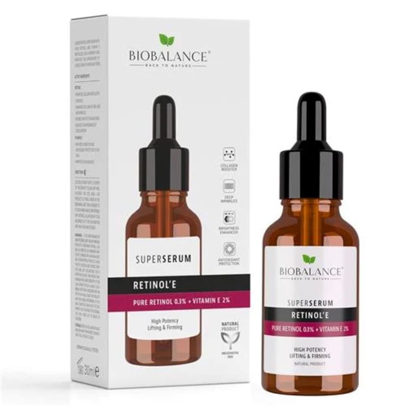 Biobalance Pure Retinol 0.3% + Vitamin E 2% Super Serum 30ml