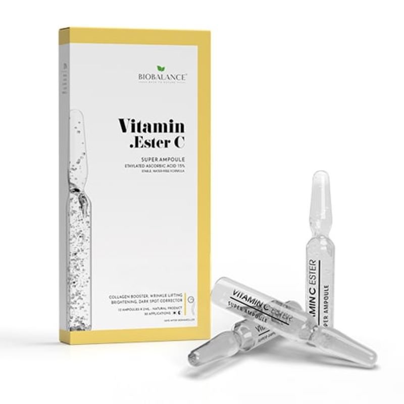 بيوبالانس أمبولة تفتيح البشرة بفيتامين سي إستر أسيد 15%  10 × 2 مل