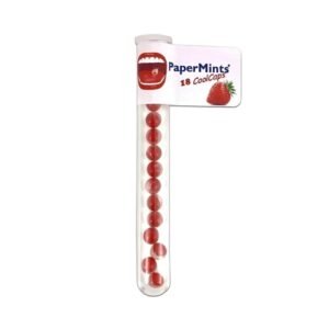 Paper Mints Cool Caps Strawberry Suger Free 18 Pcs