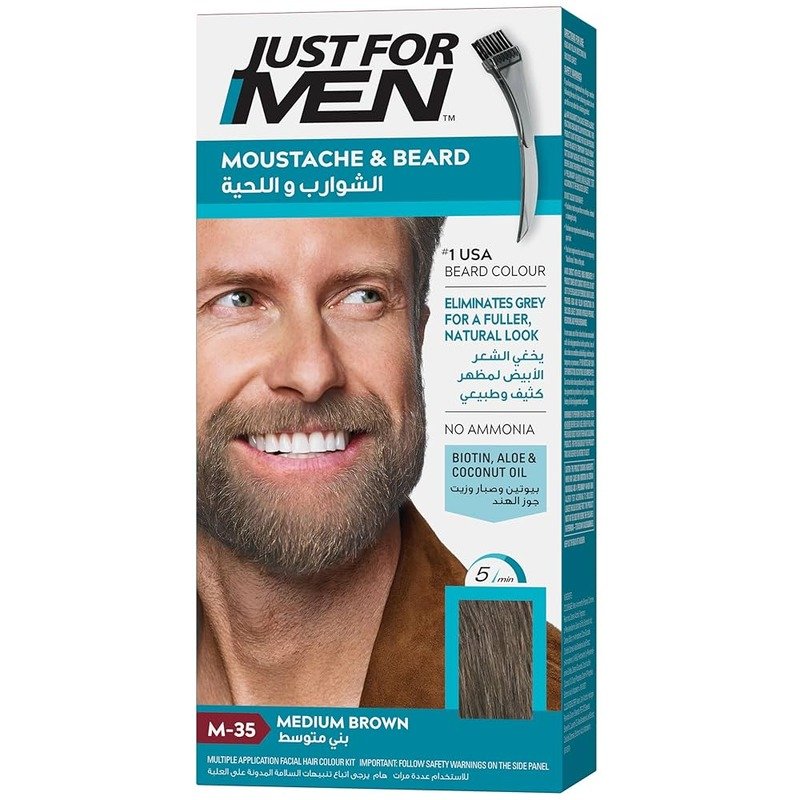 Just For Men Moustache & Beard Medium Brown M-35