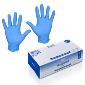 Disposable Nitrile Gloves M  Box 100 Pcs